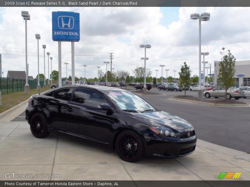 Black Sand Pearl / Dark Charcoal/Red 2009 Scion tC Release Series 5.0