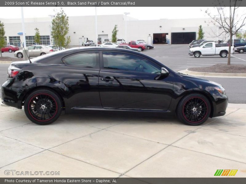 Black Sand Pearl / Dark Charcoal/Red 2009 Scion tC Release Series 5.0