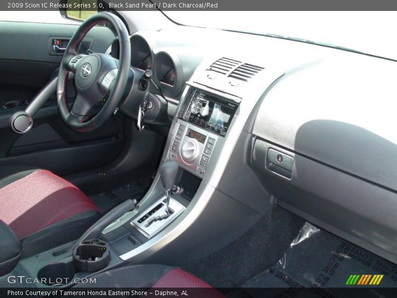 Black Sand Pearl / Dark Charcoal/Red 2009 Scion tC Release Series 5.0