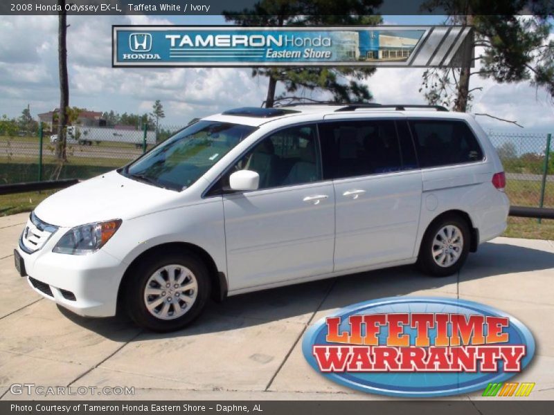 Taffeta White / Ivory 2008 Honda Odyssey EX-L