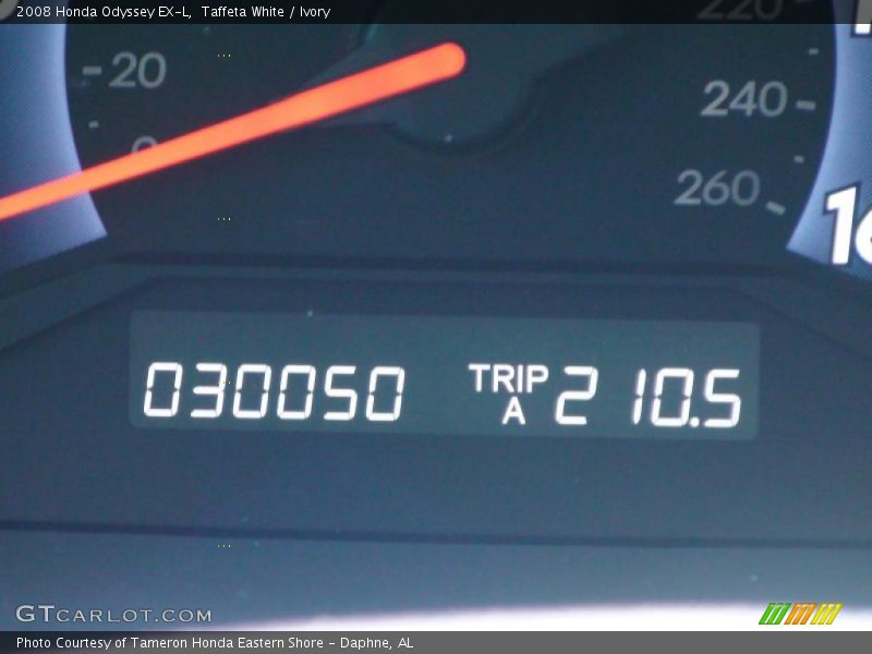 Taffeta White / Ivory 2008 Honda Odyssey EX-L