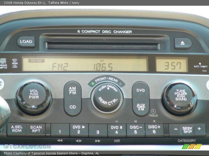 Taffeta White / Ivory 2008 Honda Odyssey EX-L