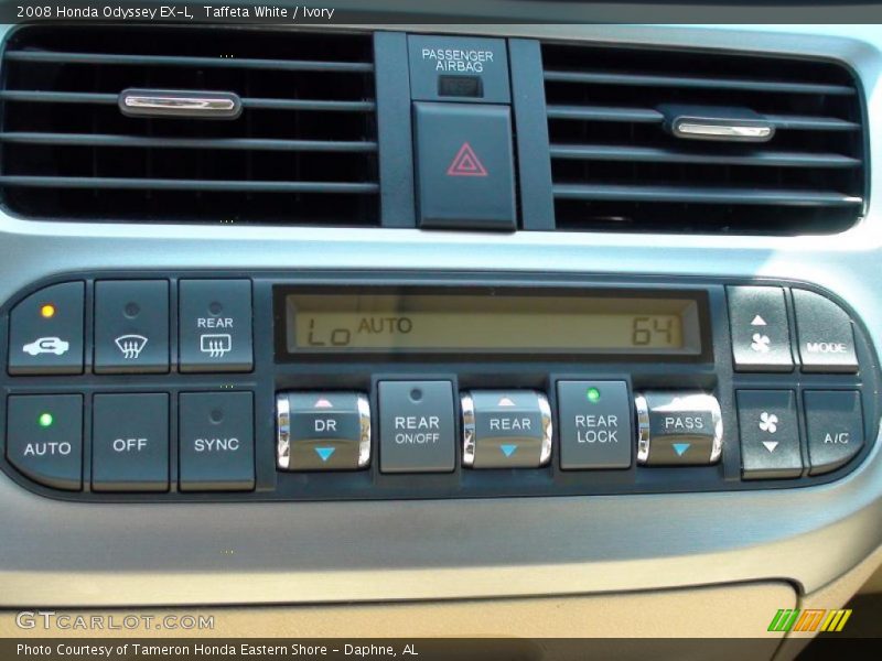 Taffeta White / Ivory 2008 Honda Odyssey EX-L