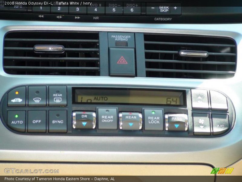 Taffeta White / Ivory 2008 Honda Odyssey EX-L