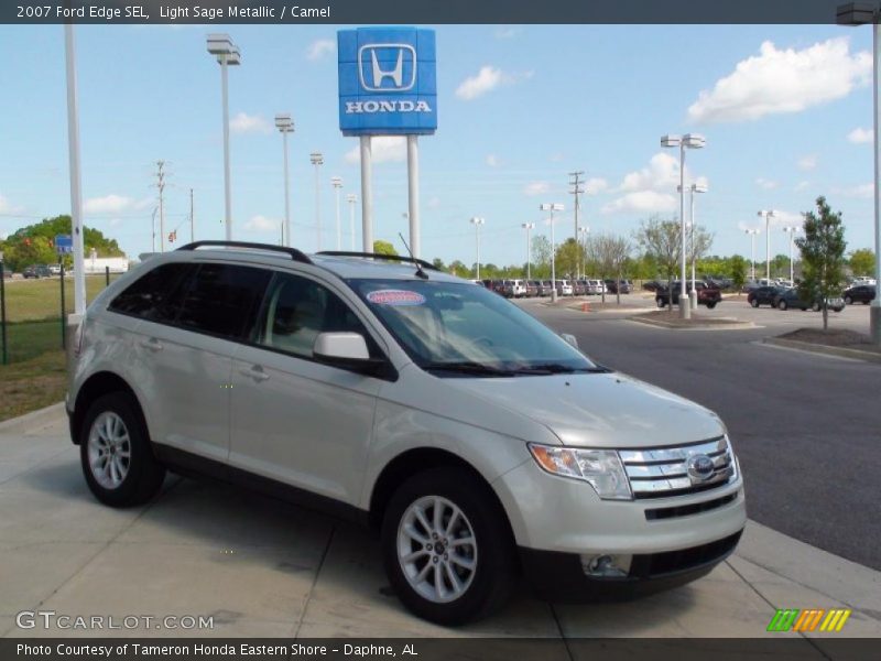 Light Sage Metallic / Camel 2007 Ford Edge SEL