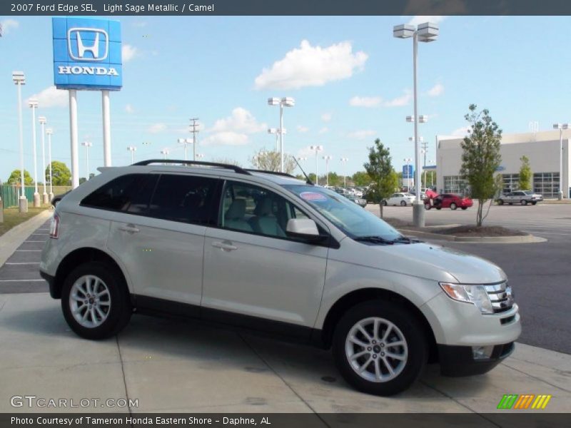 Light Sage Metallic / Camel 2007 Ford Edge SEL