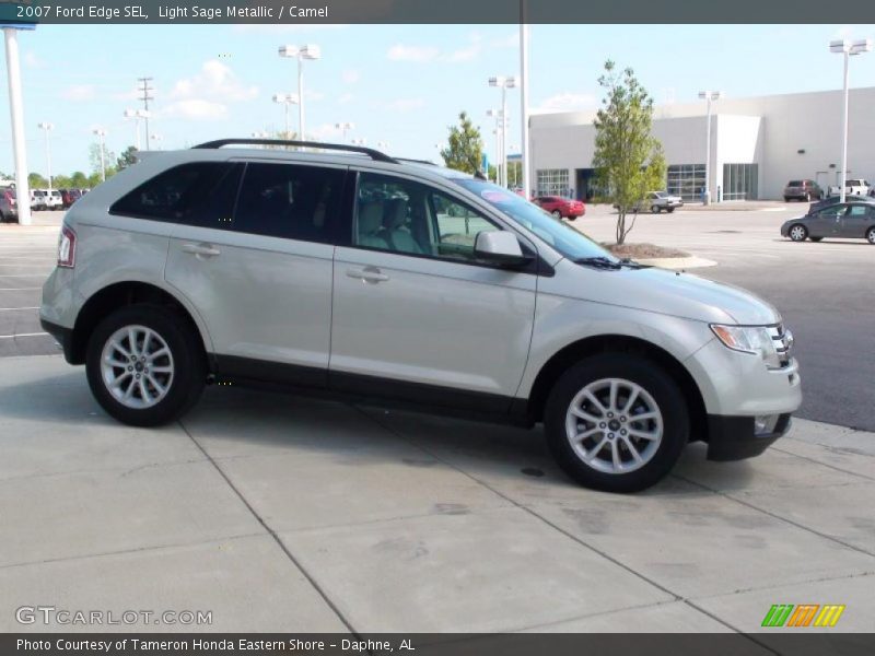 Light Sage Metallic / Camel 2007 Ford Edge SEL