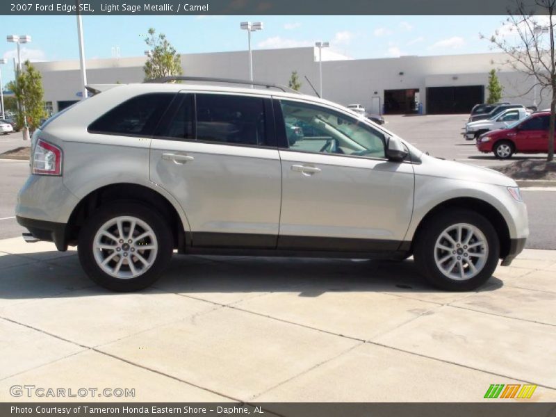 Light Sage Metallic / Camel 2007 Ford Edge SEL