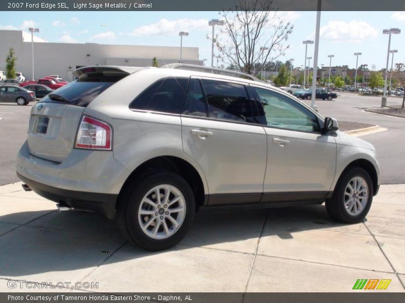 Light Sage Metallic / Camel 2007 Ford Edge SEL