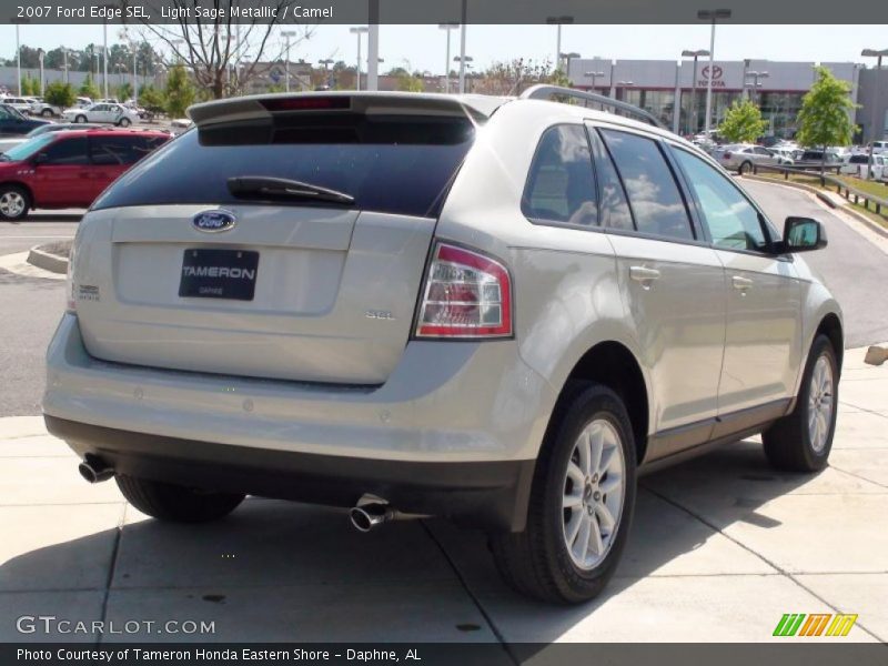 Light Sage Metallic / Camel 2007 Ford Edge SEL