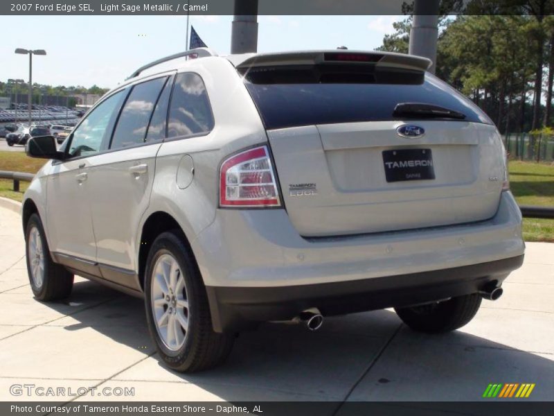 Light Sage Metallic / Camel 2007 Ford Edge SEL