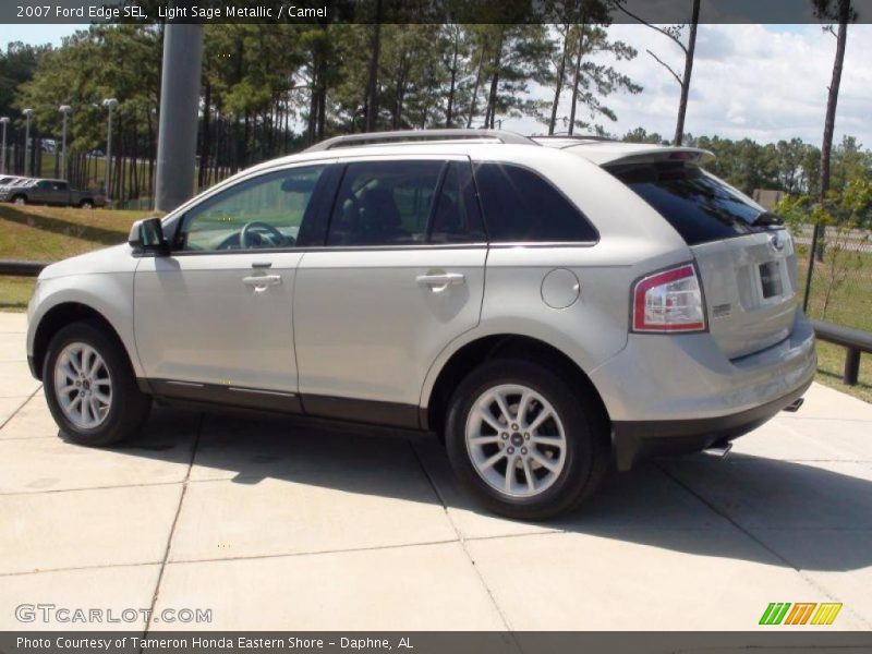 Light Sage Metallic / Camel 2007 Ford Edge SEL