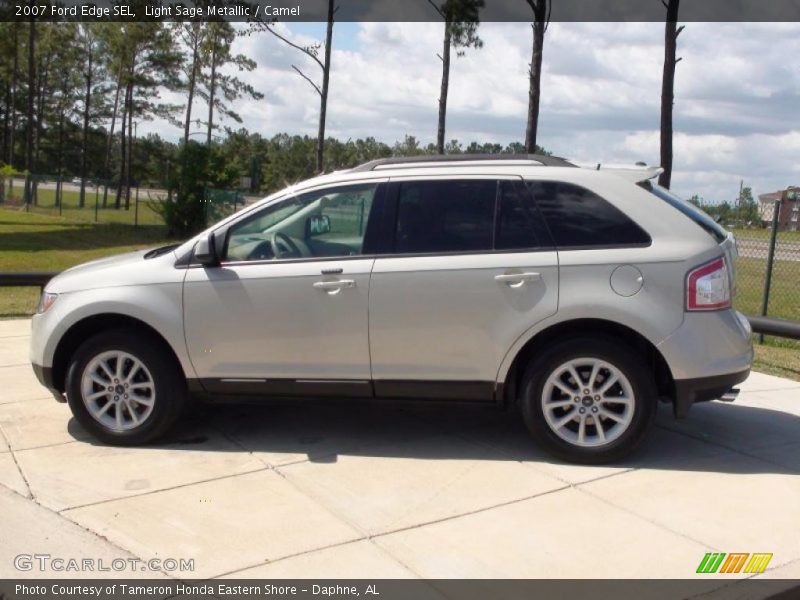 Light Sage Metallic / Camel 2007 Ford Edge SEL