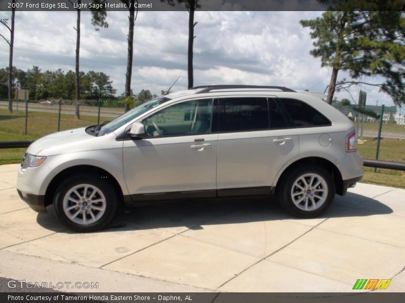Light Sage Metallic / Camel 2007 Ford Edge SEL