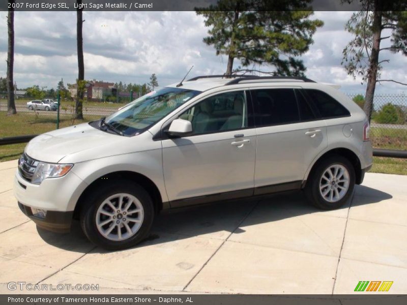 Light Sage Metallic / Camel 2007 Ford Edge SEL