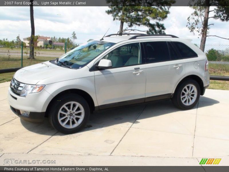 Light Sage Metallic / Camel 2007 Ford Edge SEL