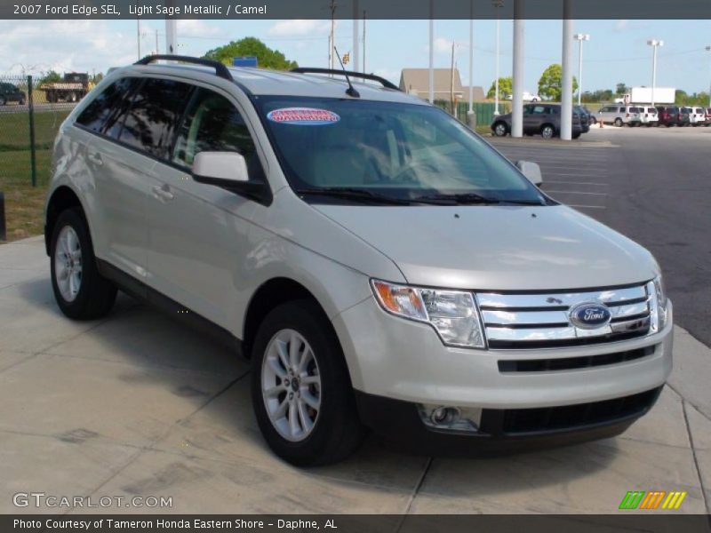 Light Sage Metallic / Camel 2007 Ford Edge SEL