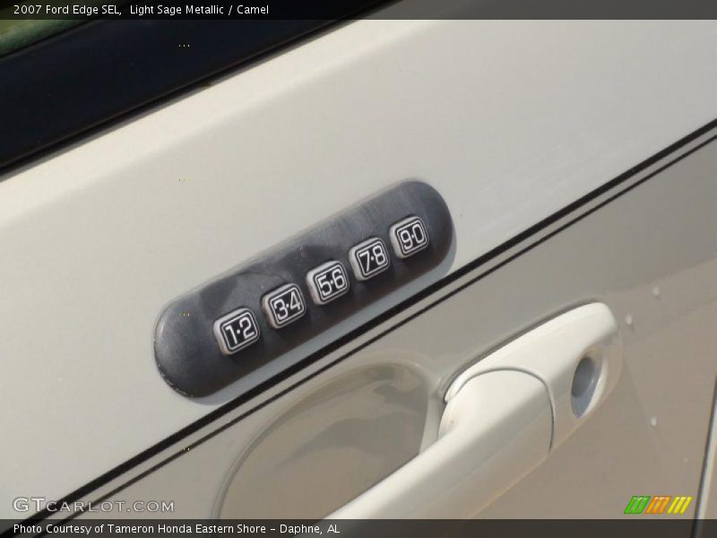 Light Sage Metallic / Camel 2007 Ford Edge SEL