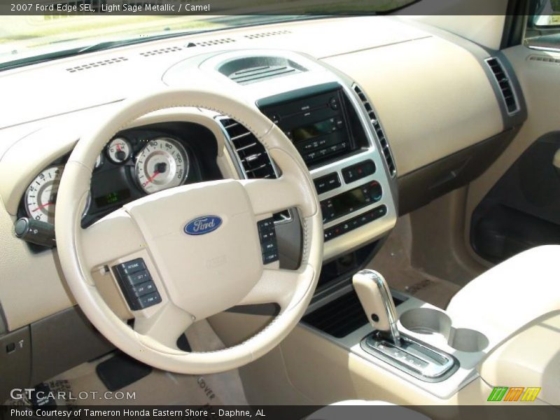 Light Sage Metallic / Camel 2007 Ford Edge SEL