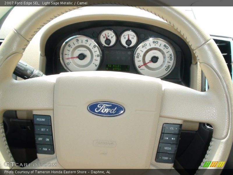 Light Sage Metallic / Camel 2007 Ford Edge SEL