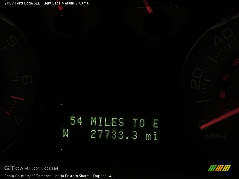 Light Sage Metallic / Camel 2007 Ford Edge SEL