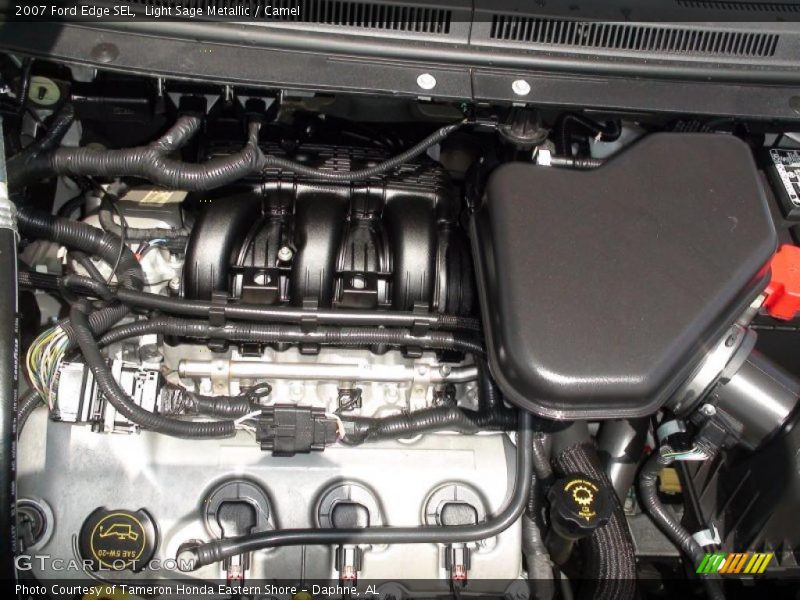 Light Sage Metallic / Camel 2007 Ford Edge SEL