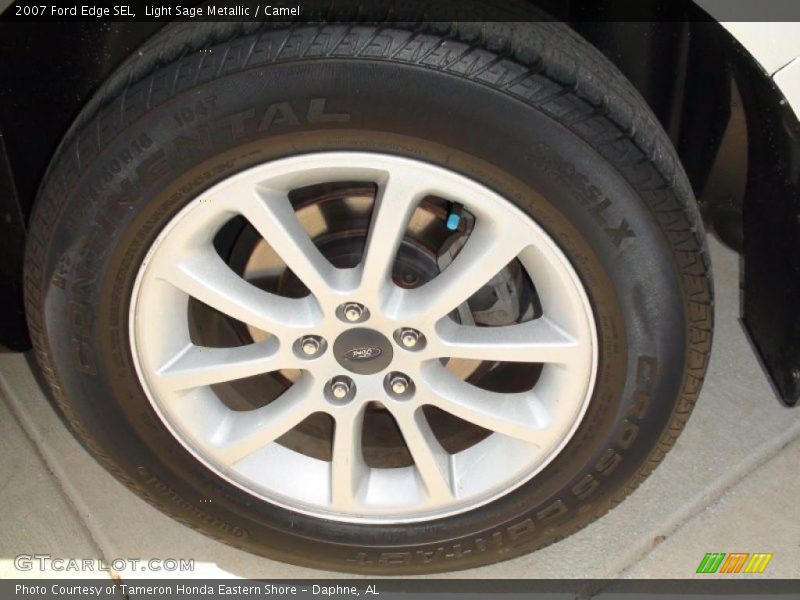 Light Sage Metallic / Camel 2007 Ford Edge SEL