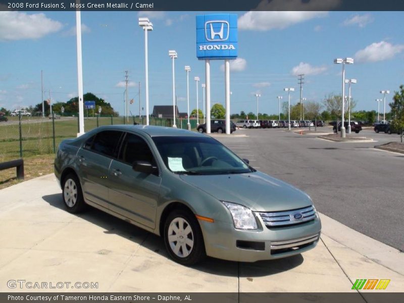 Moss Green Metallic / Camel 2008 Ford Fusion S