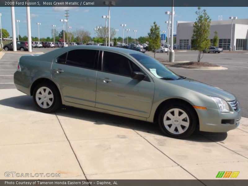 Moss Green Metallic / Camel 2008 Ford Fusion S