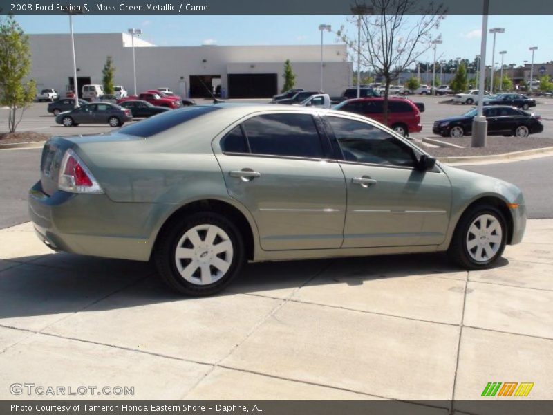 Moss Green Metallic / Camel 2008 Ford Fusion S