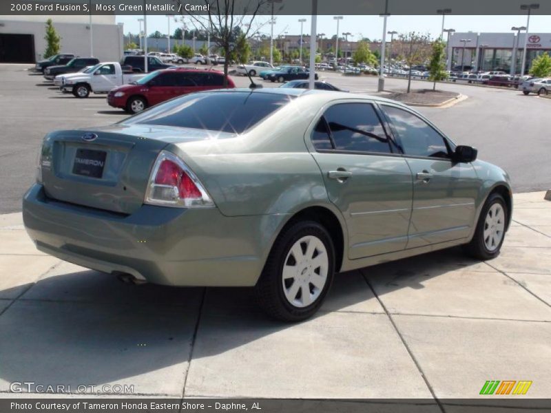 Moss Green Metallic / Camel 2008 Ford Fusion S
