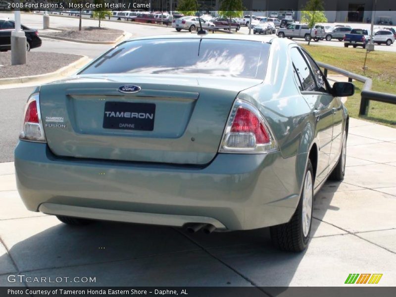 Moss Green Metallic / Camel 2008 Ford Fusion S