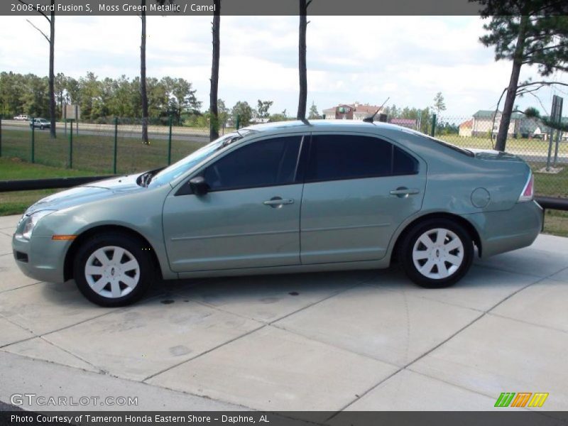 Moss Green Metallic / Camel 2008 Ford Fusion S