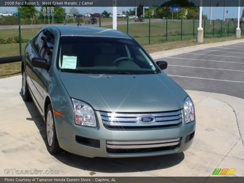 Moss Green Metallic / Camel 2008 Ford Fusion S