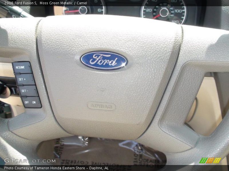 Moss Green Metallic / Camel 2008 Ford Fusion S