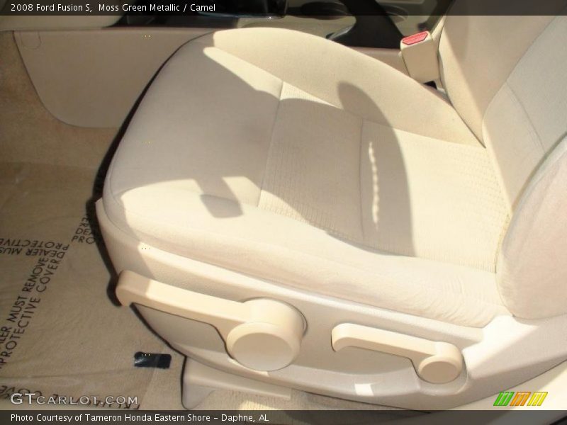 Moss Green Metallic / Camel 2008 Ford Fusion S
