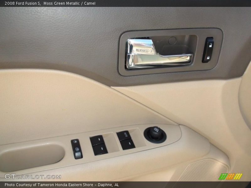 Moss Green Metallic / Camel 2008 Ford Fusion S