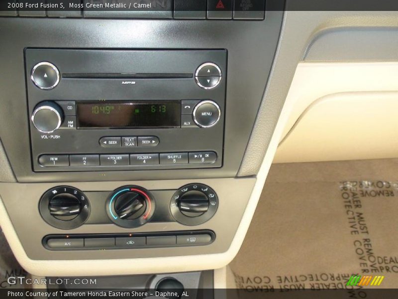 Moss Green Metallic / Camel 2008 Ford Fusion S