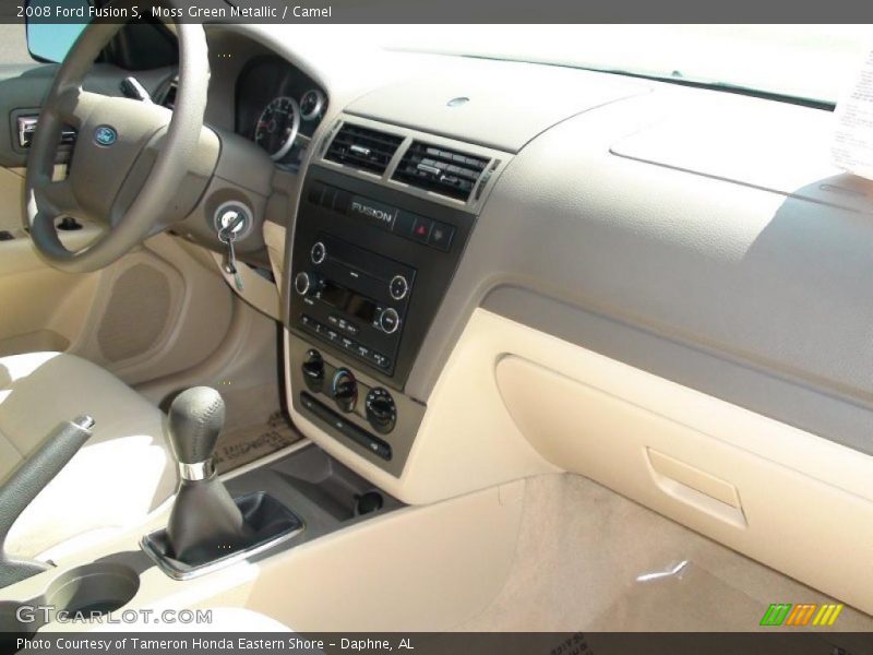 Moss Green Metallic / Camel 2008 Ford Fusion S