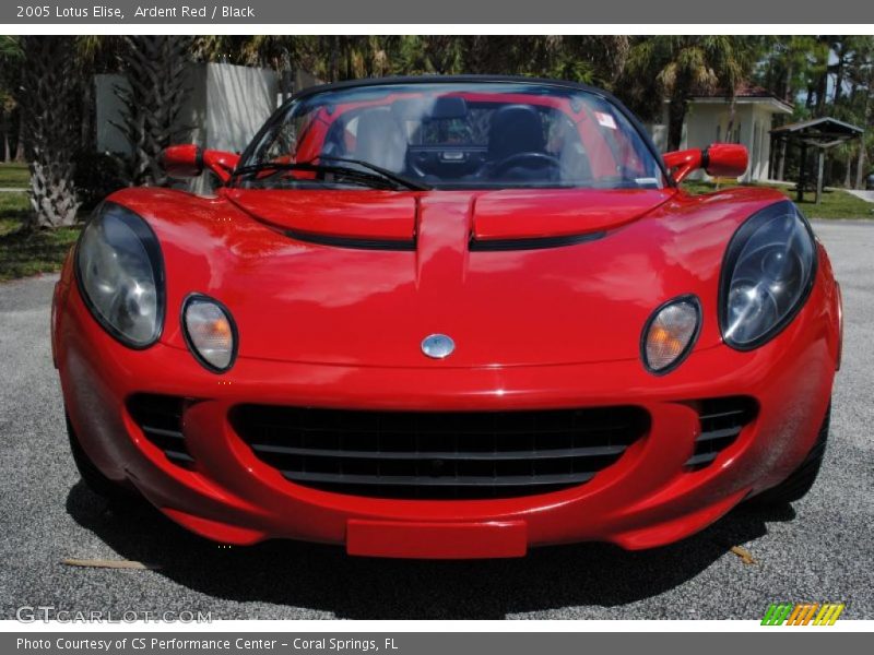 Ardent Red / Black 2005 Lotus Elise