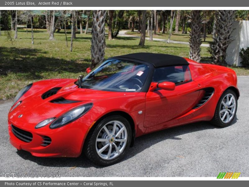 Ardent Red / Black 2005 Lotus Elise