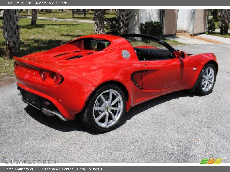 Ardent Red / Black 2005 Lotus Elise