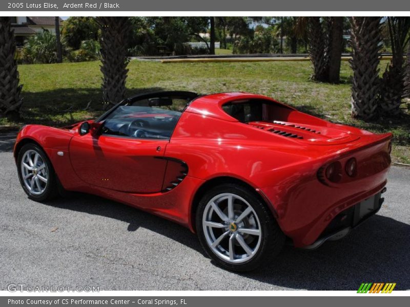 Ardent Red / Black 2005 Lotus Elise