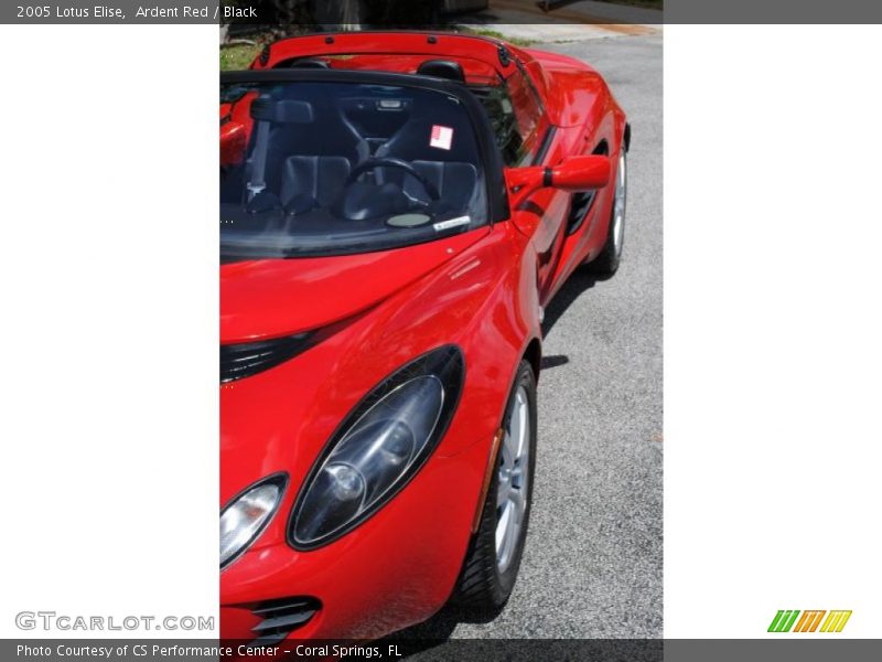 Ardent Red / Black 2005 Lotus Elise