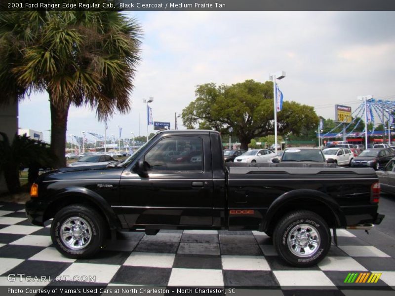 Black Clearcoat / Medium Prairie Tan 2001 Ford Ranger Edge Regular Cab
