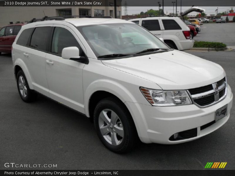 Stone White / Dark Slate Gray 2010 Dodge Journey SXT