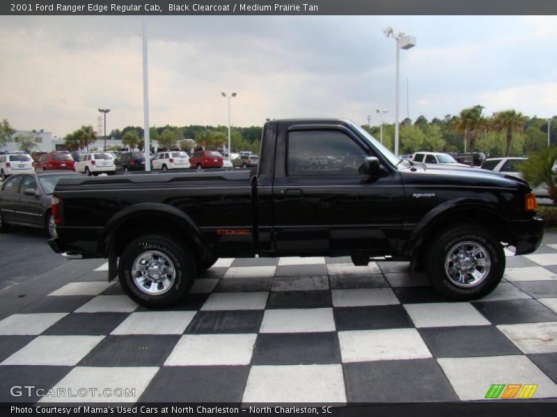 Black Clearcoat / Medium Prairie Tan 2001 Ford Ranger Edge Regular Cab