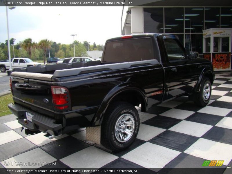 Black Clearcoat / Medium Prairie Tan 2001 Ford Ranger Edge Regular Cab