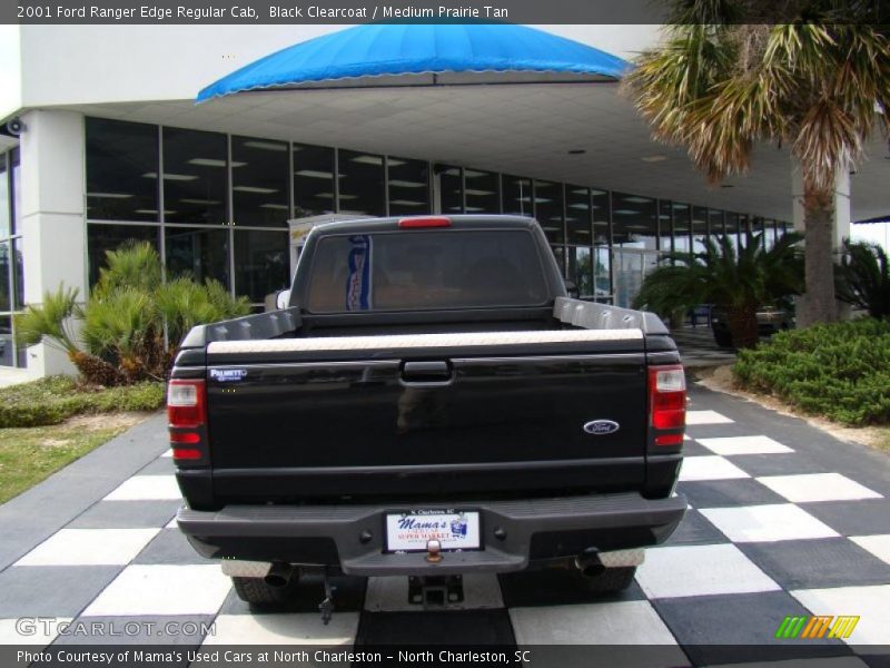 Black Clearcoat / Medium Prairie Tan 2001 Ford Ranger Edge Regular Cab