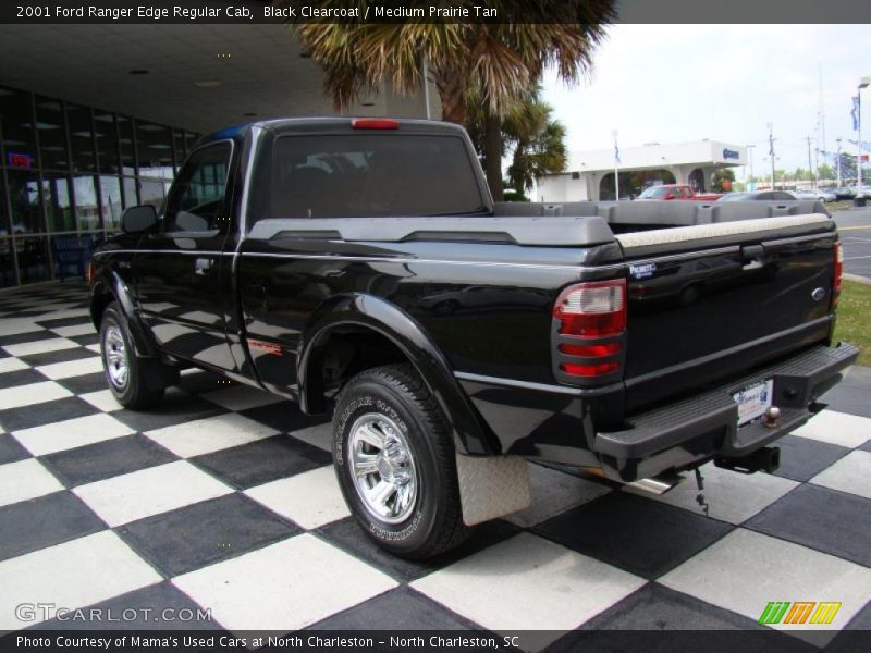 Black Clearcoat / Medium Prairie Tan 2001 Ford Ranger Edge Regular Cab